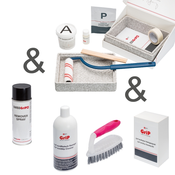 Antirutsch Bundle Plus: Remover + Antirutsch DIY Set + Reiniger
